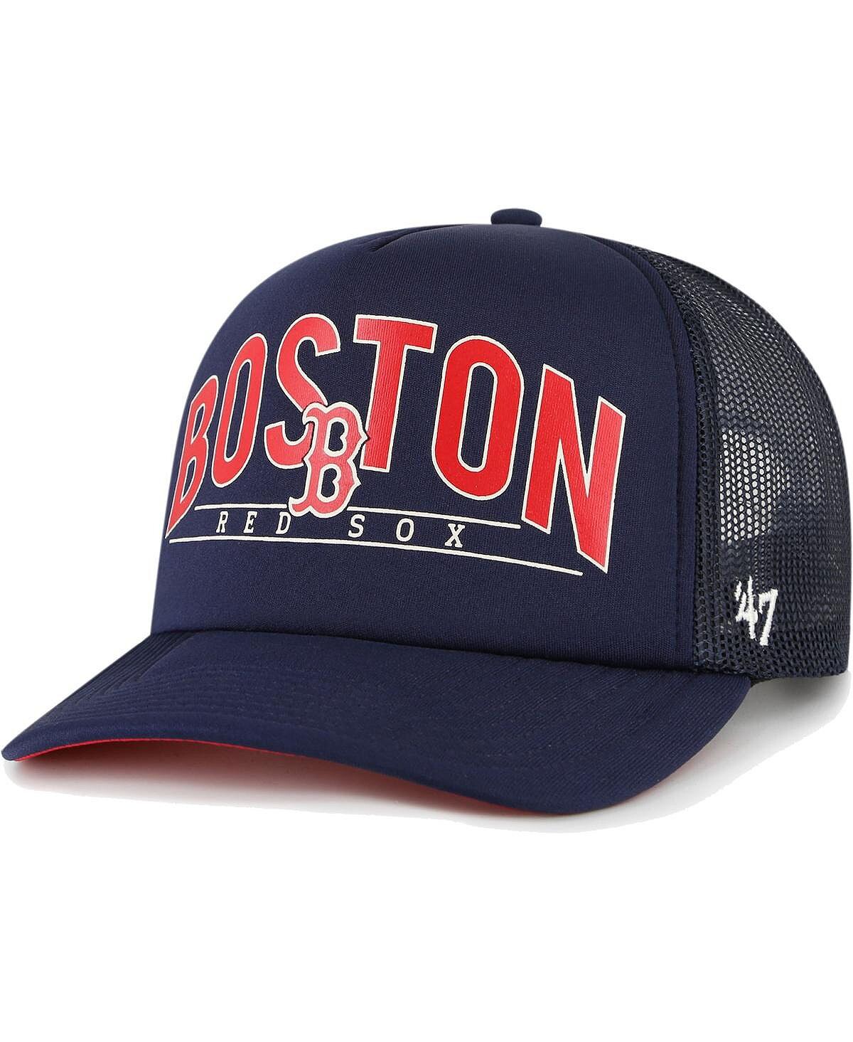Мужская темно-синяя кепка Boston Red Sox Backhaul из пеноматериала Trucker Snapback '47 Brand
Мужская темно-синяя кепка Boston Red Sox Backhaul из пеноматериала Trucker Snapback '47 Brand