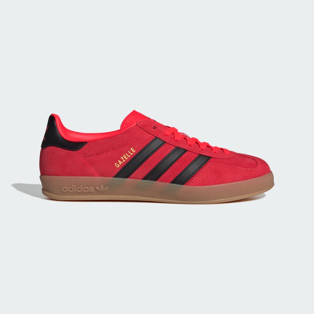 Кроссовки Adidas Gazelle Indoor Shoes, цвет Lucid Red/Core Black/Gold Metallic
Кроссовки Adidas Gazelle Indoor Shoes, цвет Lucid Red/Core Black/Gold Metallic
