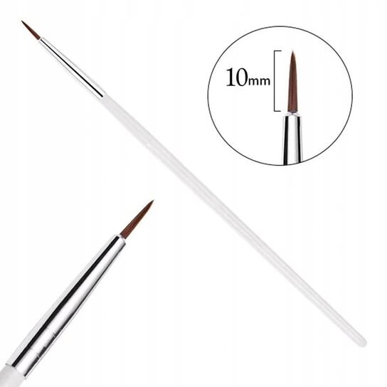 Кисть для дизайна ногтей № 0, 10 мм, Inna marka
Кисть для дизайна ногтей № 0, 10 мм, Inna marka