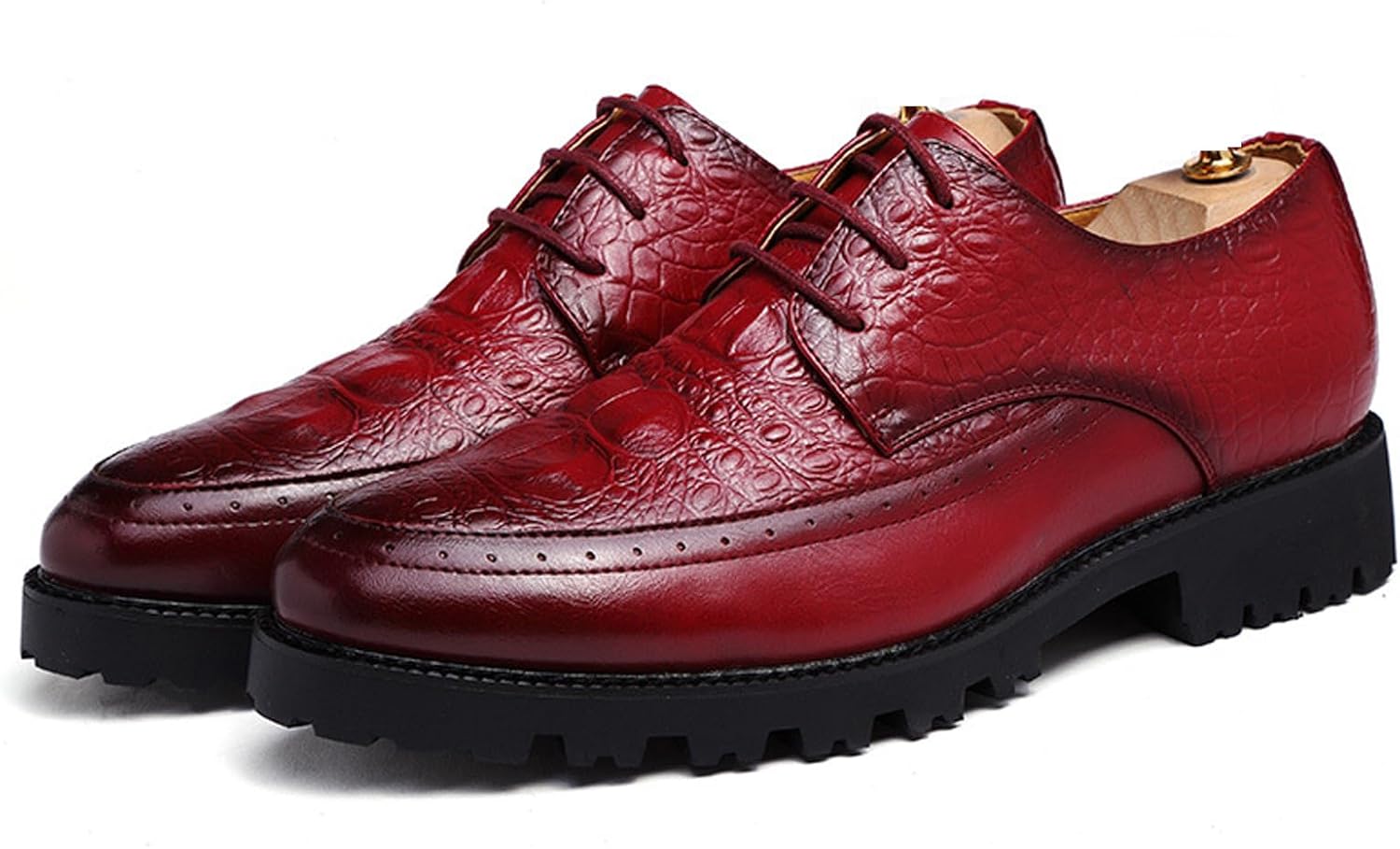 Мужские кожаные оксфорды с шнуровкой на платформе, повседневные и нарядные, модные броги с округлым носком, деловая формальная обувь для вечеринок, свадеб, вождения и прогулок Kctrfsj, красный
Мужские кожаные оксфорды с шнуровкой на платформе, повседневные и нарядные, модные броги с округлым носком, деловая формальная обувь для вечеринок, свадеб, вождения и прогулок Kctrfsj, красный