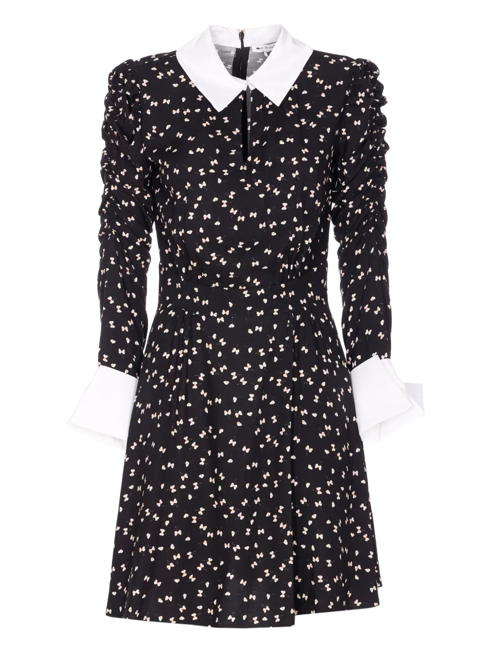 Повседневное платье с бантовым принтом и воротником-стойкой MAR DE MARGARITAS, черный
Повседневное платье с бантовым принтом и воротником-стойкой MAR DE MARGARITAS, черный