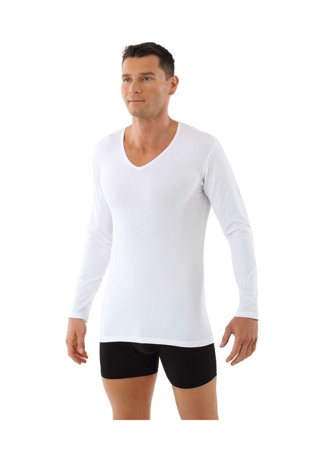 Майка из органического материала с круглым вырезом и дышащим длинным рукавом Albertkreuz
Майка из органического материала с круглым вырезом и дышащим длинным рукавом Albertkreuz