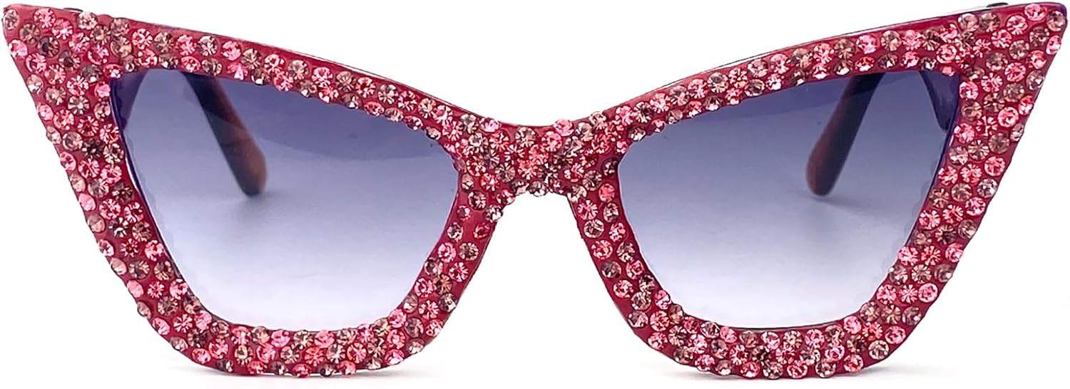 Модные солнцезащитные очки большого размера «кошачий глаз» для женщин, украшенные стразами, в винтажном стиле, с бриллиантовым градиентом. Трендовые солнцезащитные очки mincl, Purple
Модные солнцезащитные очки большого размера «кошачий глаз» для женщин, украшенные стразами, в винтажном стиле, с бриллиантовым градиентом. Трендовые солнцезащитные очки mincl, Purple