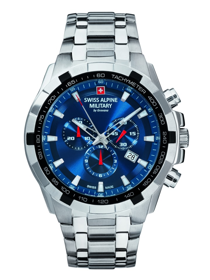 Swiss Alpine Military by Grovana Мужские аналоговые часы серебристого цвета
Swiss Alpine Military by Grovana Мужские аналоговые часы серебристого цвета