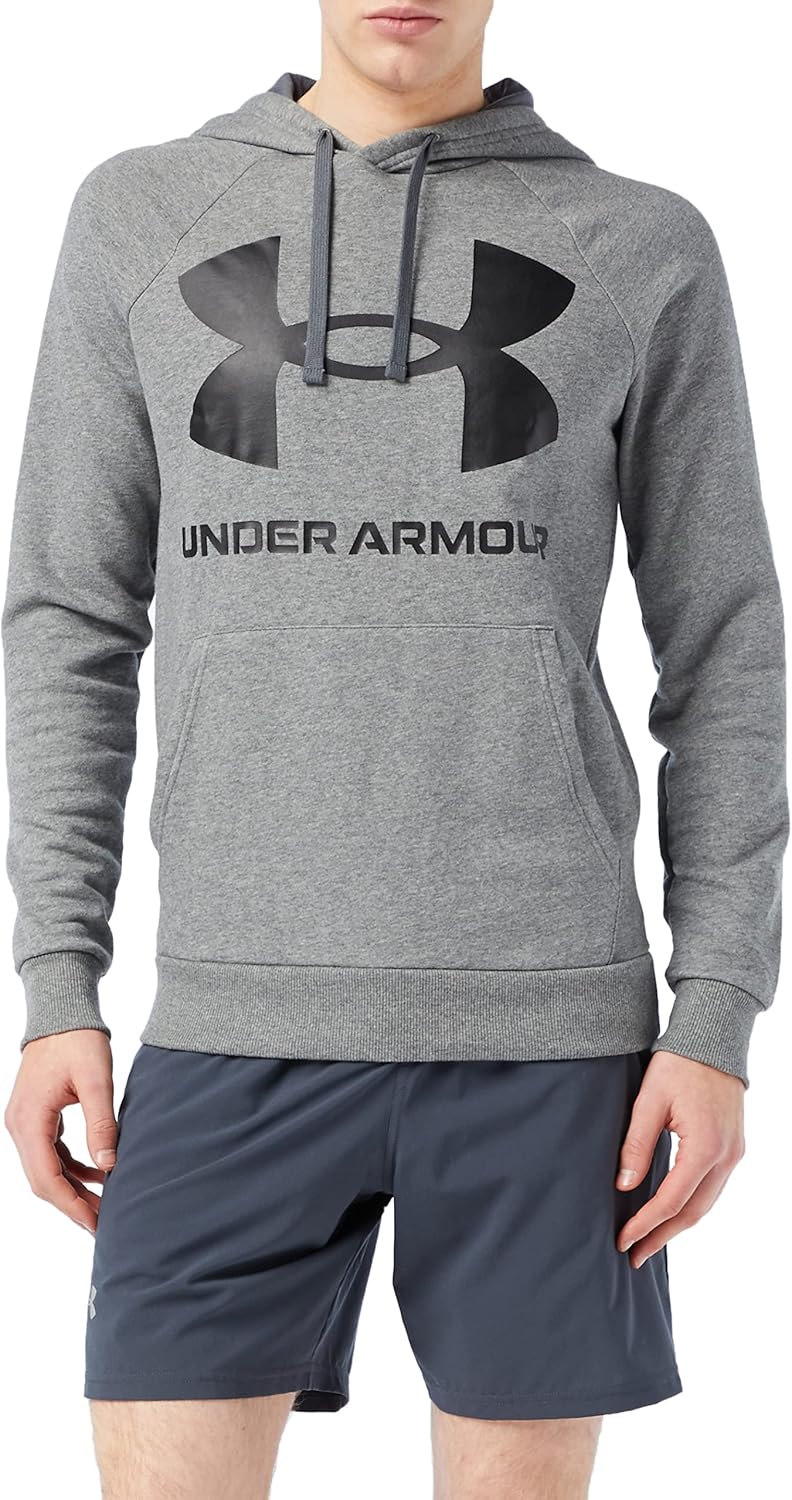Толстовка Under Armour Men's Rival Fleece Big Logo, Pitch Gray Light Heather (012)/Black
Толстовка Under Armour Men's Rival Fleece Big Logo, Pitch Gray Light Heather (012)/Black