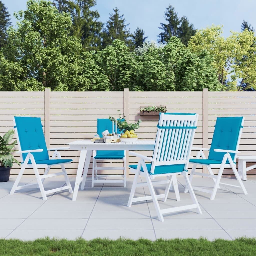 Подушки для стульев с высокой спинкой The Living Store Garden, 4 шт., ткань синего цвета 120х50х3см., синий
Подушки для стульев с высокой спинкой The Living Store Garden, 4 шт., ткань синего цвета 120х50х3см., синий