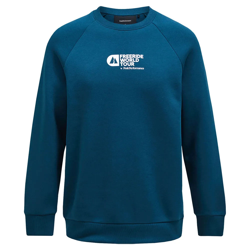 Толстовка Peak Performance Freeride World Tour Logo, синий 
Толстовка Peak Performance Freeride World Tour Logo, синий