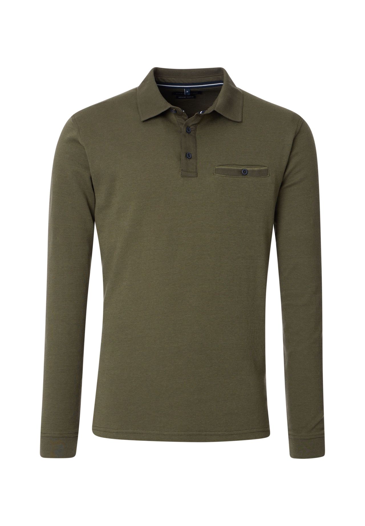 Мужская полосатая рубашка-поло с длинными рукавами CASAMODA, цвет Olive(375)
Мужская полосатая рубашка-поло с длинными рукавами CASAMODA, цвет Olive(375)