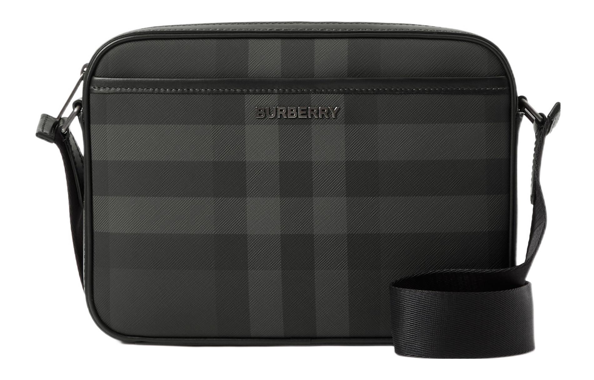 Кожаный декоративный плечевой рюкзак, через плечо мужской угольно-черный Burberry
Кожаный декоративный плечевой рюкзак, через плечо мужской угольно-черный Burberry