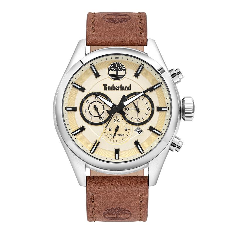 Часы Ashmont Collection с кварцевым механизмом на кожаном ремешке с белым циферблатом мужские Timberland
Часы Ashmont Collection с кварцевым механизмом на кожаном ремешке с белым циферблатом мужские Timberland