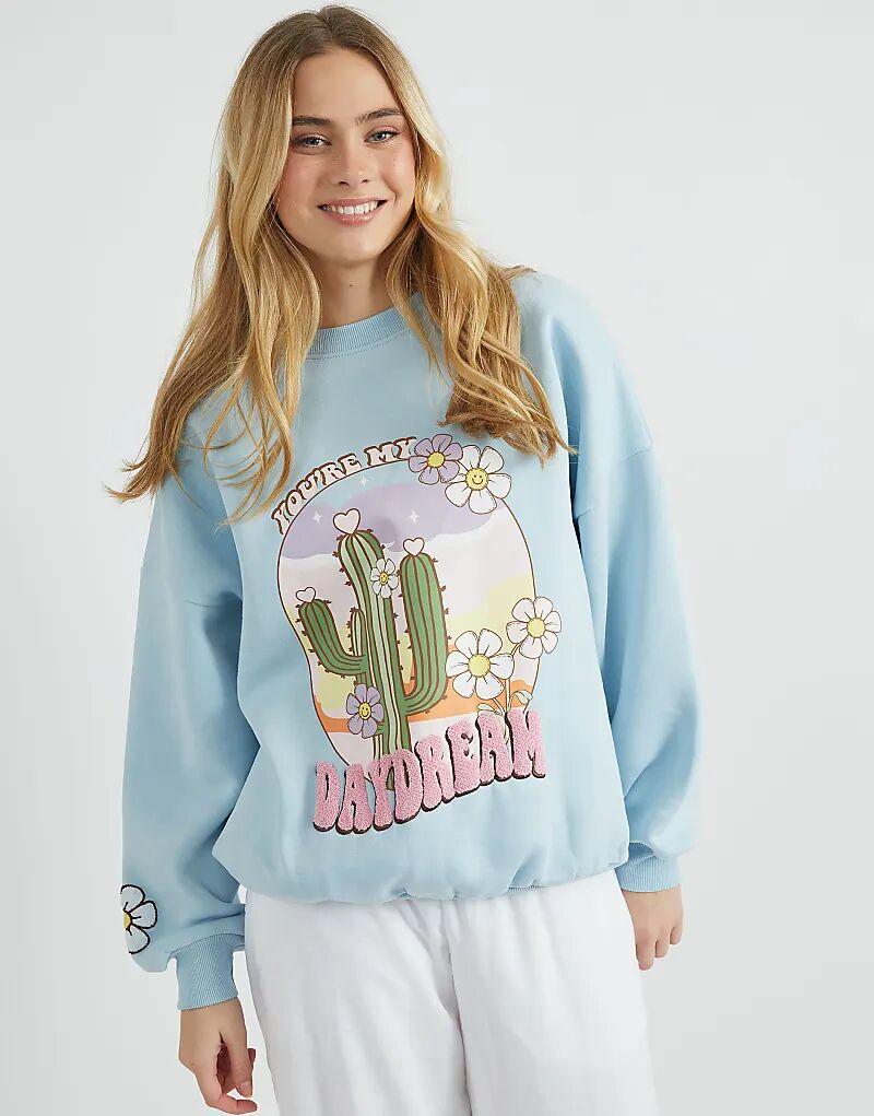 Толстовка Skinnydip London «Ты моя мечта» синего цвета
Толстовка Skinnydip London «Ты моя мечта» синего цвета