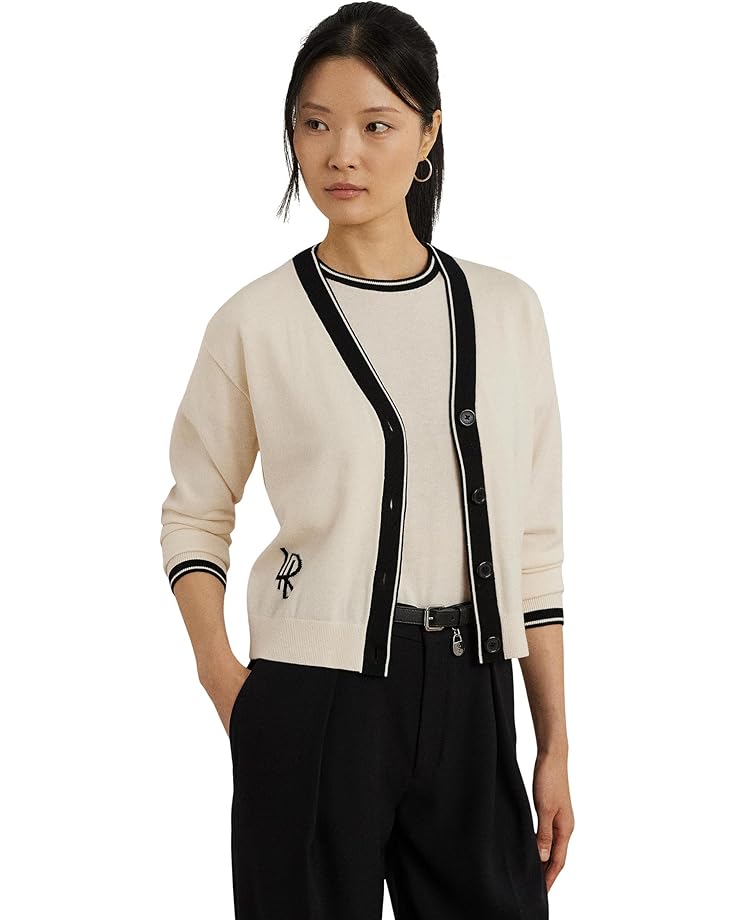 Свитер Lauren Ralph Lauren Two-Tone Cotton-Blend Cardigan, цвет Mascarpone Cream/Black
Свитер Lauren Ralph Lauren Two-Tone Cotton-Blend Cardigan, цвет Mascarpone Cream/Black