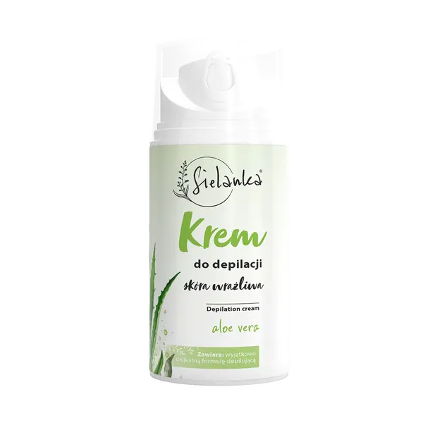 Крем для депиляции безвоздушного типа с алоэ, 100 мл Sielanka Aloe vera
Крем для депиляции безвоздушного типа с алоэ, 100 мл Sielanka Aloe vera