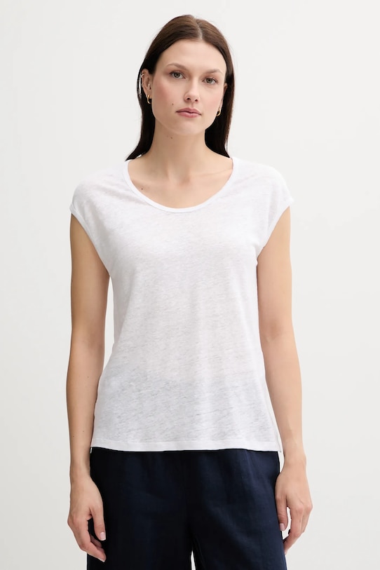 Льняная футболка United Colors Of Benetton, белый
Льняная футболка United Colors Of Benetton, белый