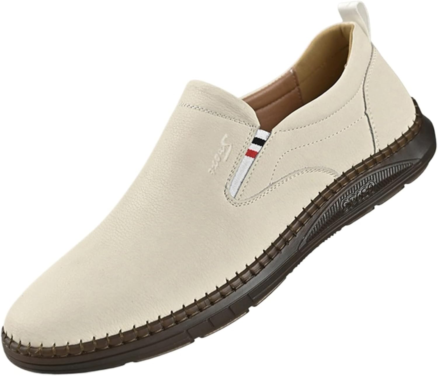 Мужские ручной работы мягкие кожаные лоферы с удобной посадкой, повседневные комфортные низкие туфли с круглым носком, противоскользящие, для улицы, вождения, прогулок и ежедневного ношения Houdbdol, бежевый
Мужские ручной работы мягкие кожаные лоферы с удобной посадкой, повседневные комфортные низкие туфли с круглым носком, противоскользящие, для улицы, вождения, прогулок и ежедневного ношения Houdbdol, бежевый