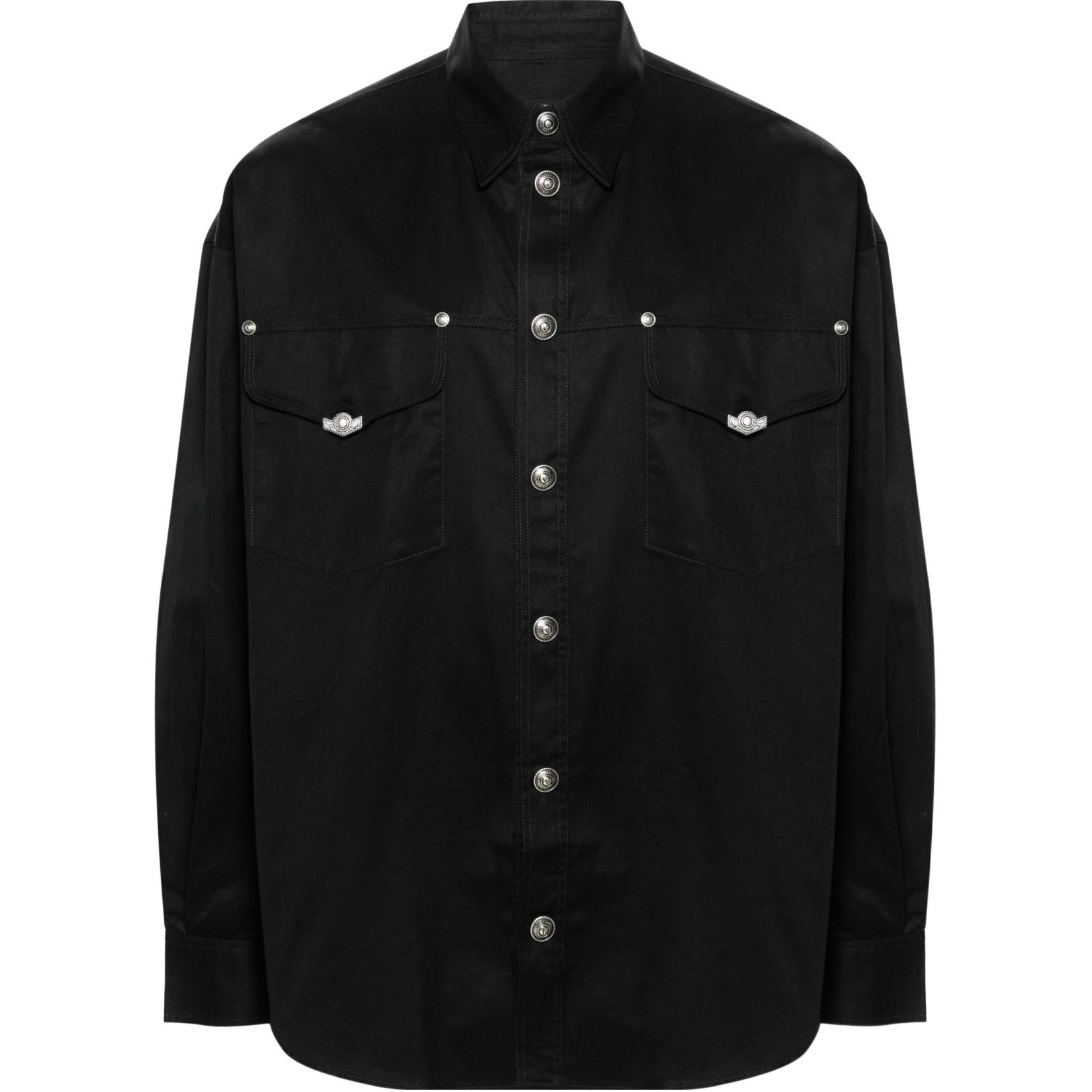 Рубашка со складками VERSACE JEANS, черный
Рубашка со складками VERSACE JEANS, черный