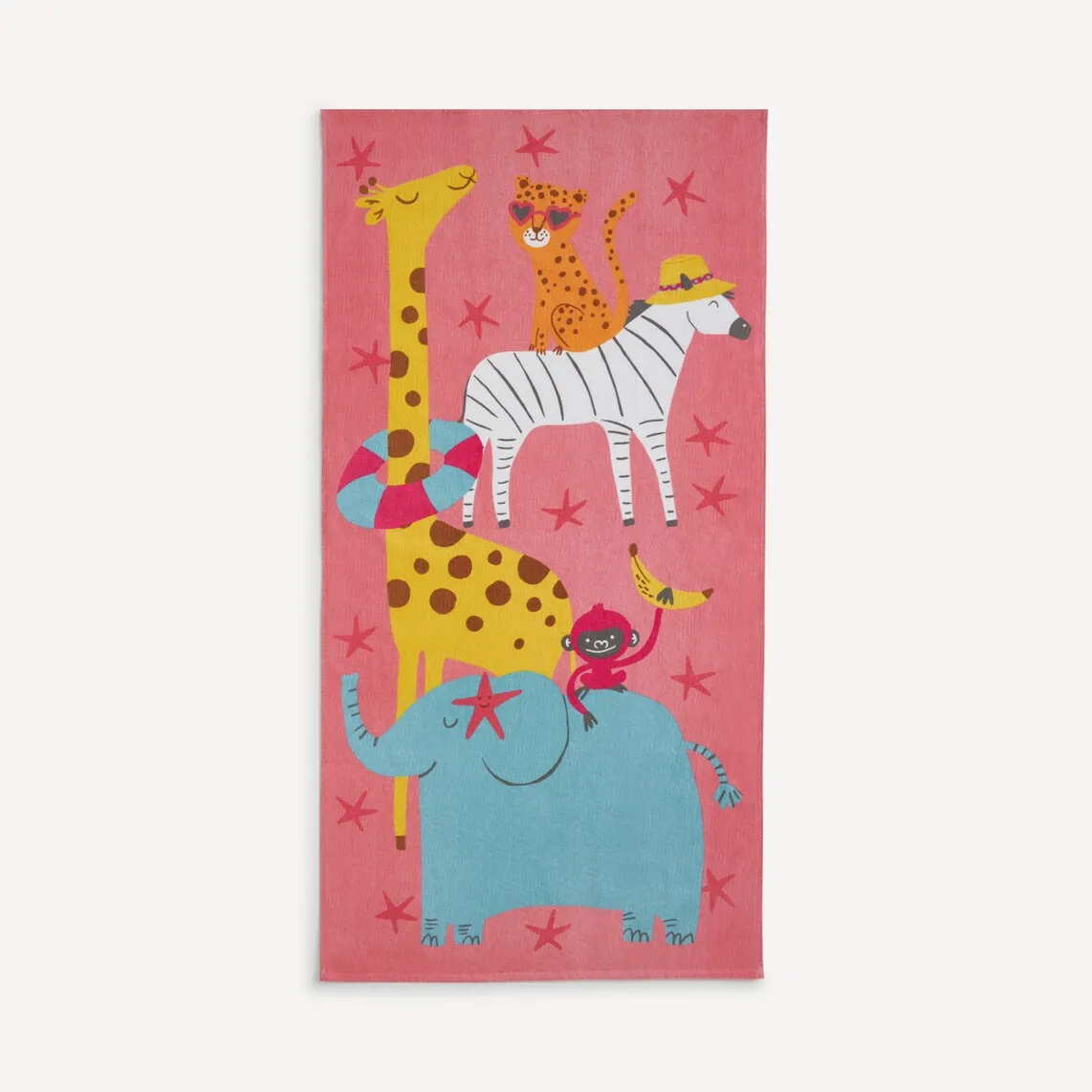 Детское хлопковое пляжное полотенце Animals Basics El Corte Inglés, розовый
Детское хлопковое пляжное полотенце Animals Basics El Corte Inglés, розовый