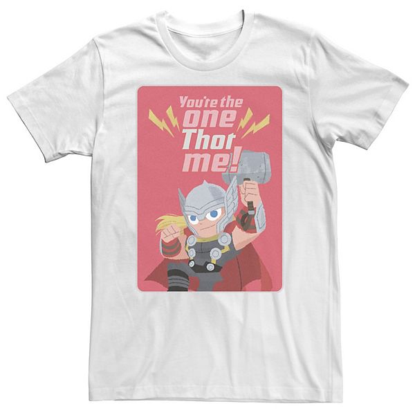 Футболка Big & tall Thor "You're the one Thor me!" Valentine Marvel
Футболка Big & tall Thor "You're the one Thor me!" Valentine Marvel