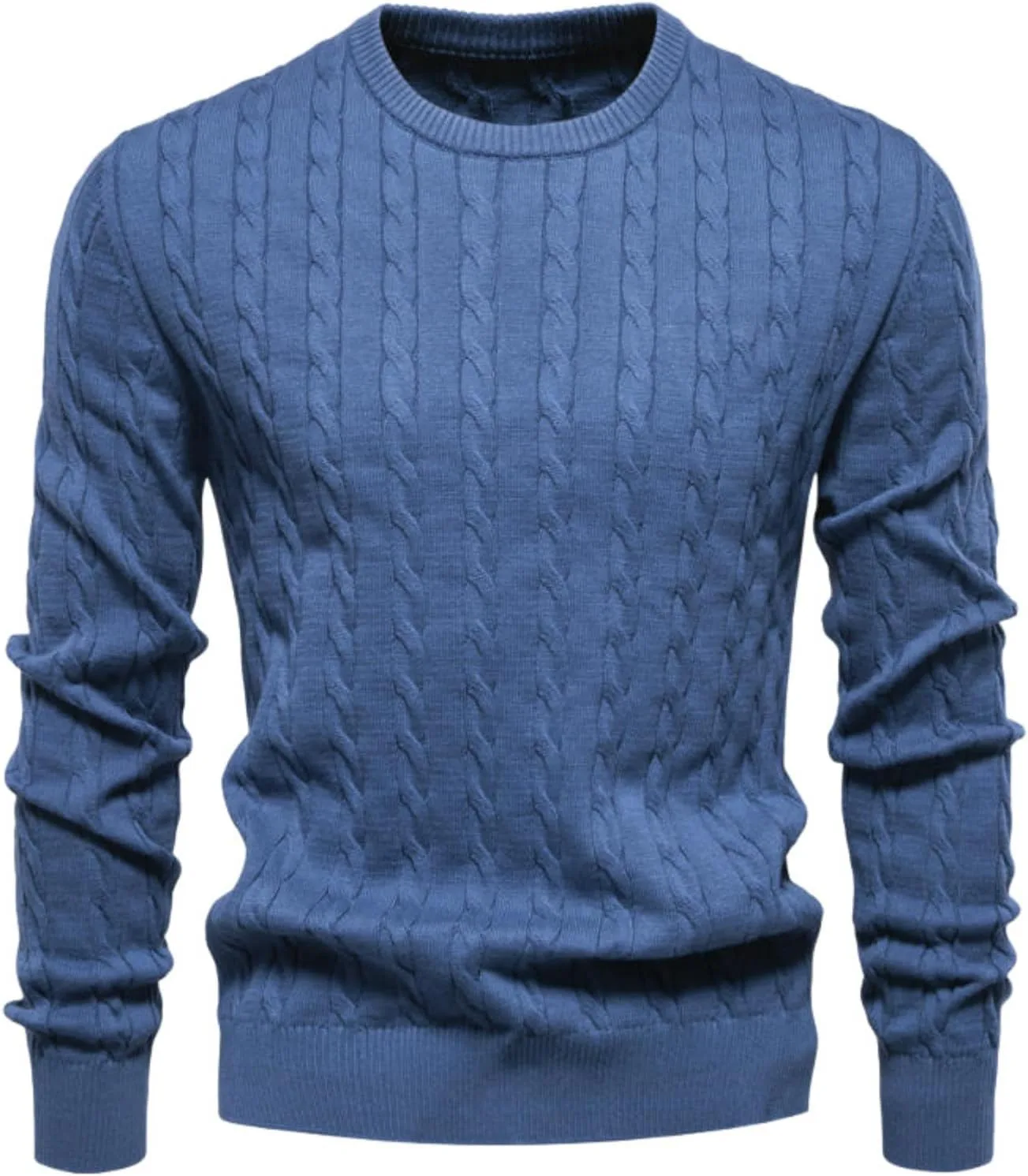 Мужской свитер-пуловер однотонный осенне-зимний MUFURONG
Мужской свитер-пуловер однотонный осенне-зимний MUFURONG