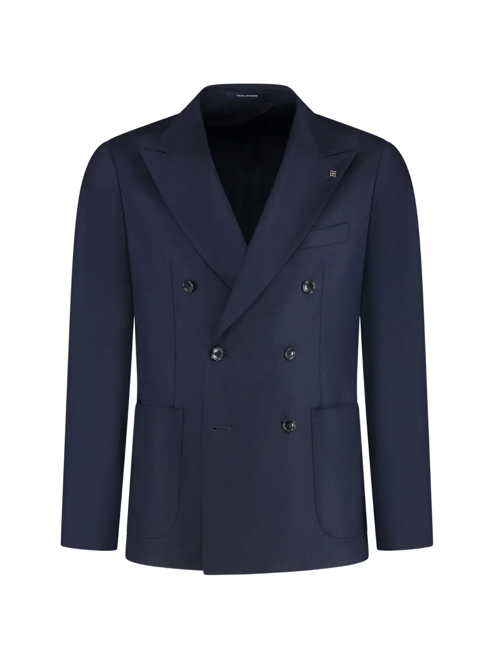 Двубортный пиджак с лацканами-шалями Tagliatore, синий
Двубортный пиджак с лацканами-шалями Tagliatore, синий