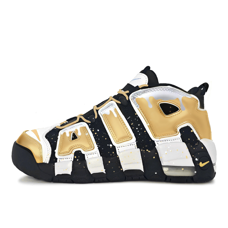 Nike Кроссовки баскетбольные женские Air More Uptempo Winter Fairy Tale с амортизацией черные золотые
Nike Кроссовки баскетбольные женские Air More Uptempo Winter Fairy Tale с амортизацией черные золотые
