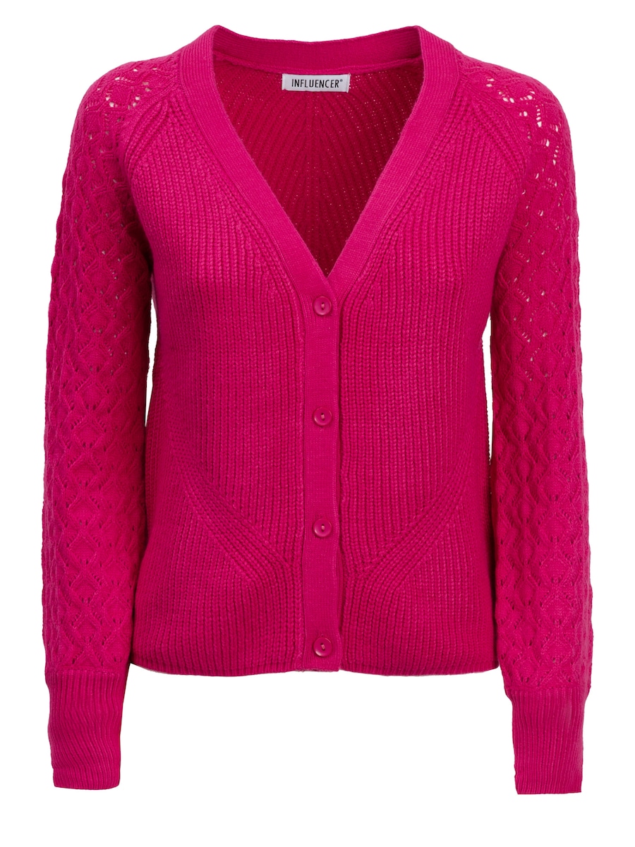 Вязаный кардиган Influencer, розовый
Вязаный кардиган Influencer, розовый