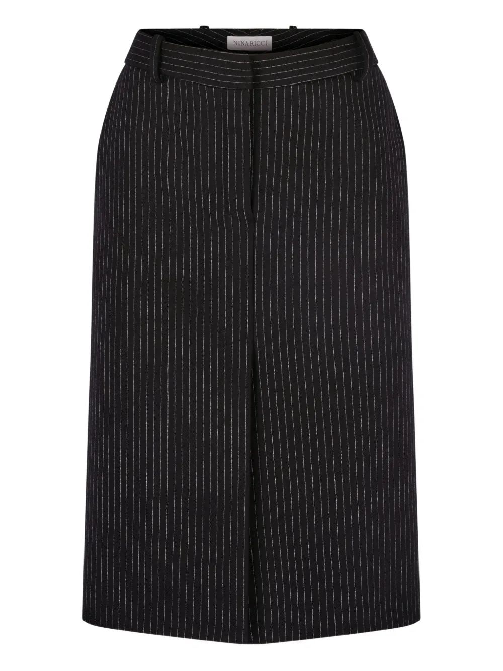 Шерстяная юбка миди в тонкую полоску Nina Ricci, черный
Шерстяная юбка миди в тонкую полоску Nina Ricci, черный