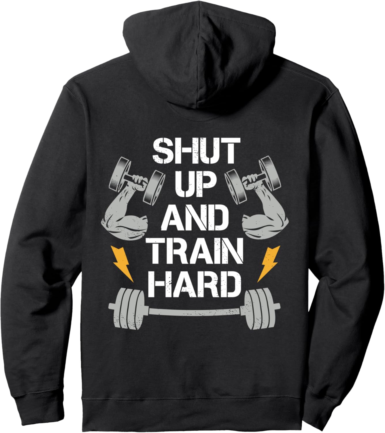 Сохраняйте спокойствие и тренируйтесь усердно! Толстовка с надписью Тренировки мышц Weight Training Gifts, черный
Сохраняйте спокойствие и тренируйтесь усердно! Толстовка с надписью Тренировки мышц Weight Training Gifts, черный