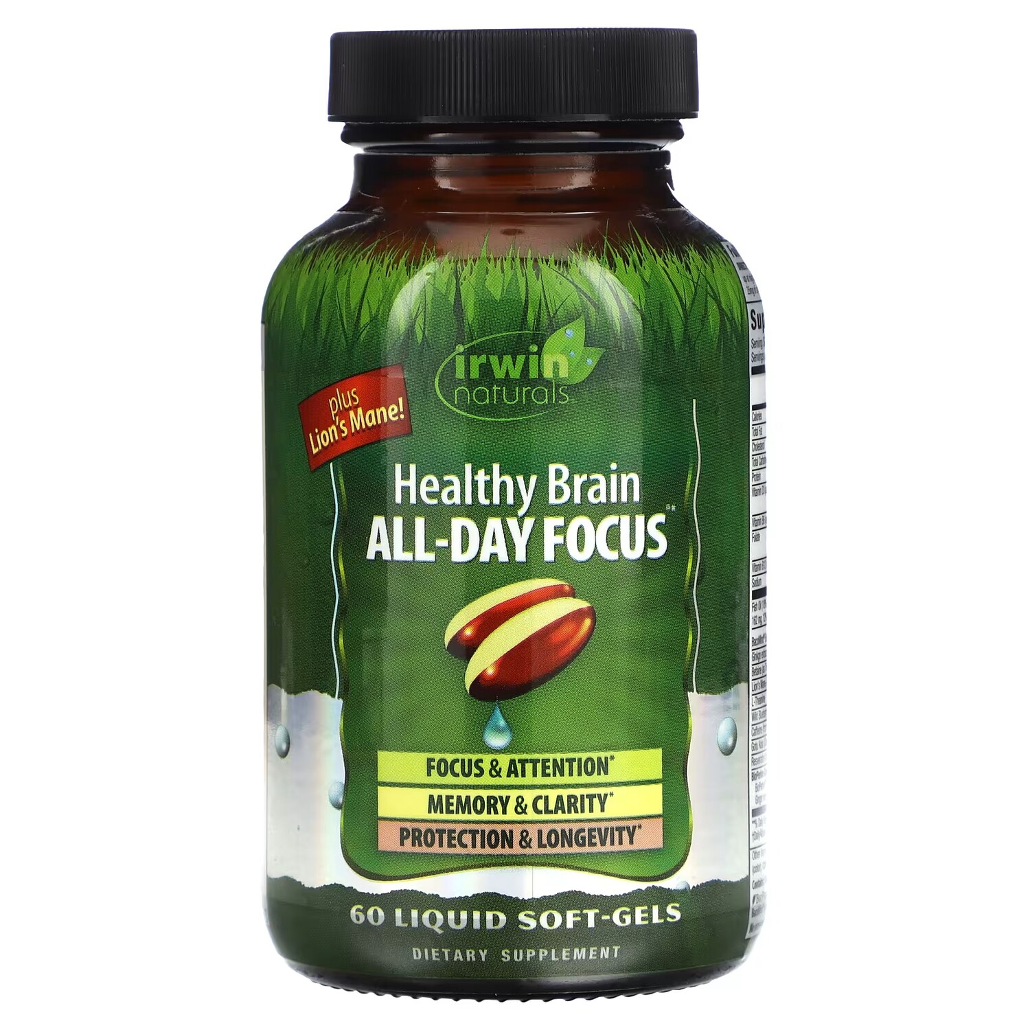 Добавка Irwin Naturals Healthy Brain All-Day Focus, 60 мягких желатиновых капсул
Добавка Irwin Naturals Healthy Brain All-Day Focus, 60 мягких желатиновых капсул