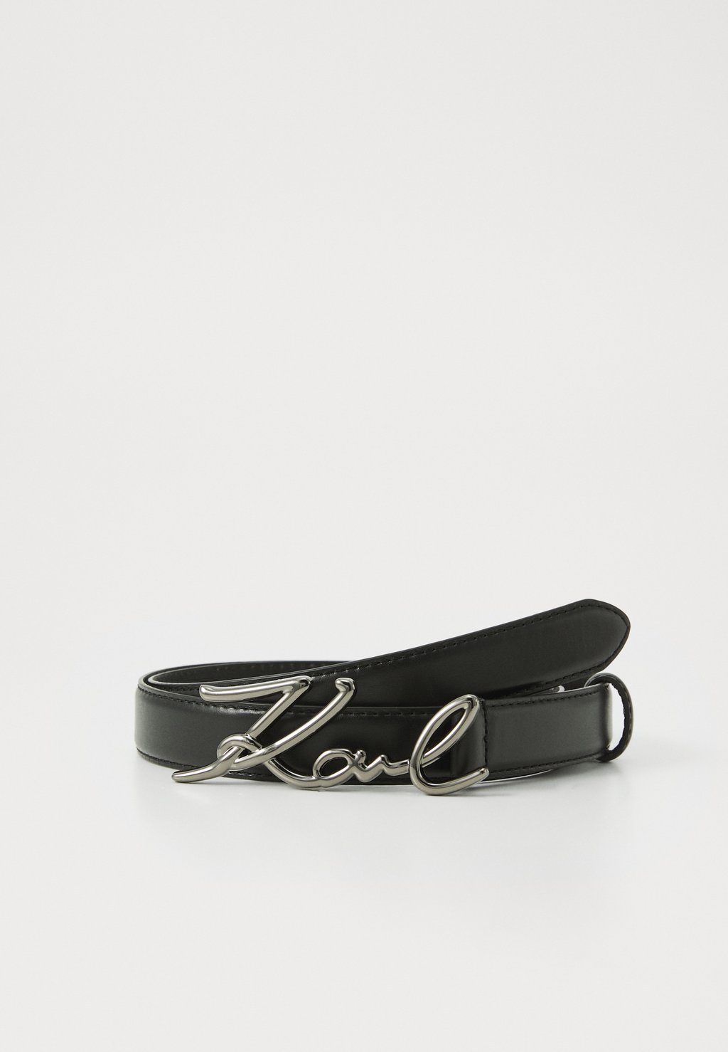 Пояс SIGNATURE BELT KARL LAGERFELD, черный 
Пояс SIGNATURE BELT KARL LAGERFELD, черный