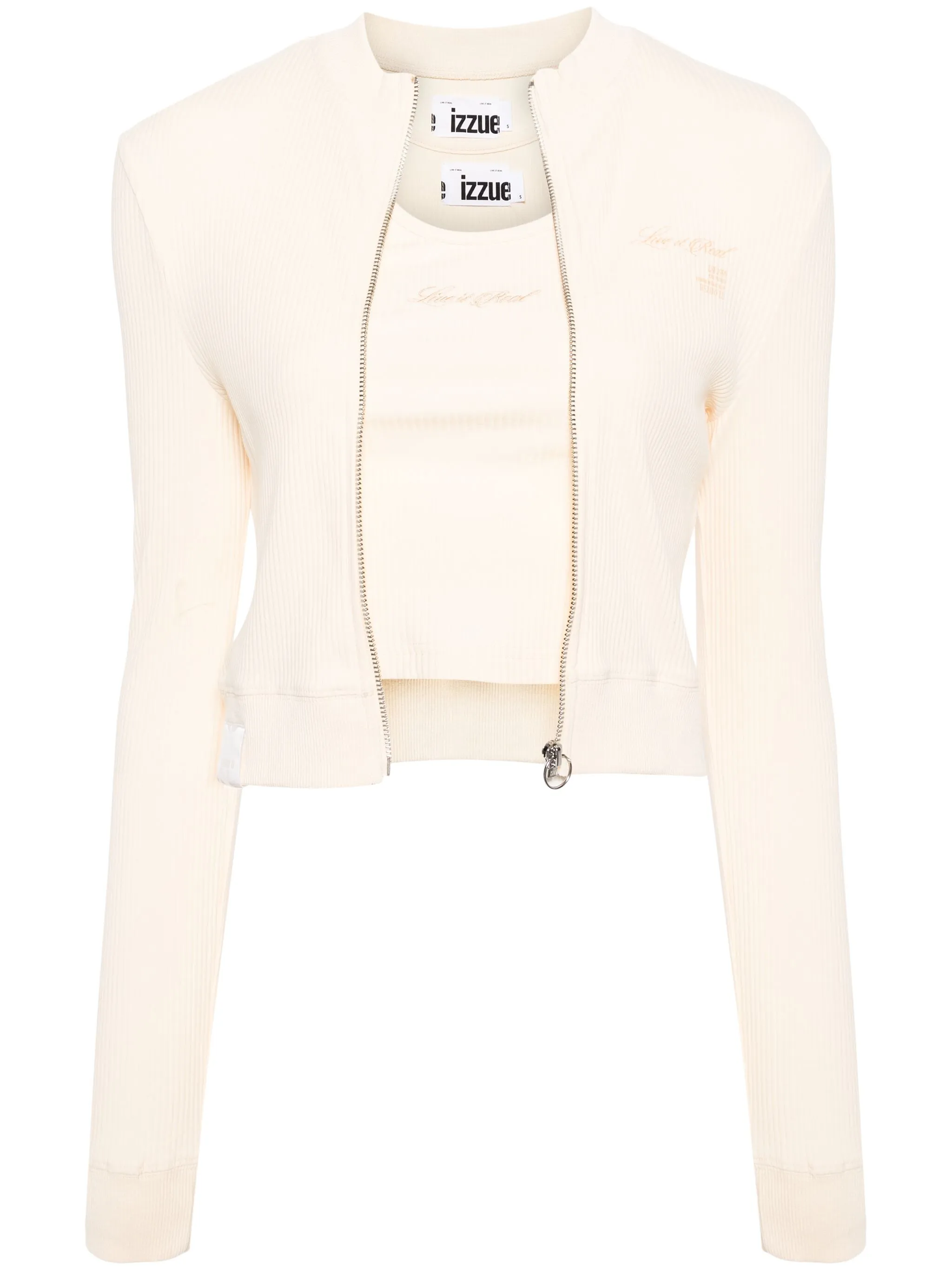 Кардиган в рубчик с принтом Izzue, нейтральный
Кардиган в рубчик с принтом Izzue, нейтральный