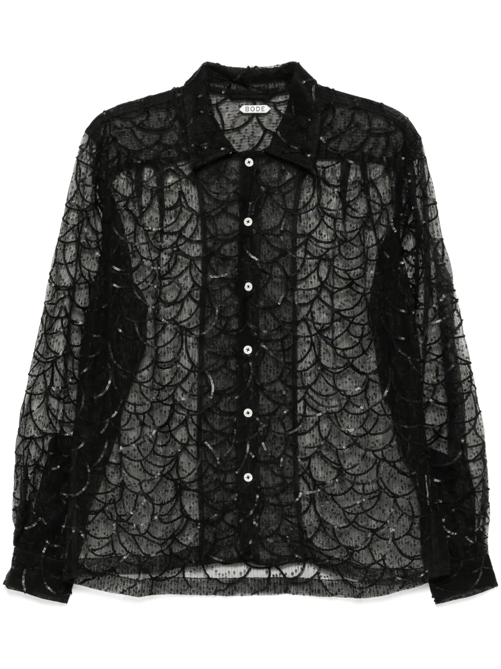 Рубашка Pewter Shoal BODE, черный
Рубашка Pewter Shoal BODE, черный