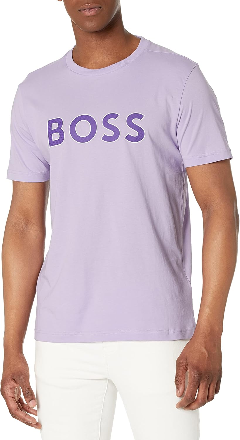 Мужская футболка BOSS с круглым вырезом и контурным логотипом, Purple Rose, Розовый, Мужская футболка BOSS с круглым вырезом и контурным логотипом, Purple Rose
Мужская футболка BOSS с круглым вырезом и контурным логотипом, Purple Rose, Розовый, Мужская футболка BOSS с круглым вырезом и контурным логотипом, Purple Rose