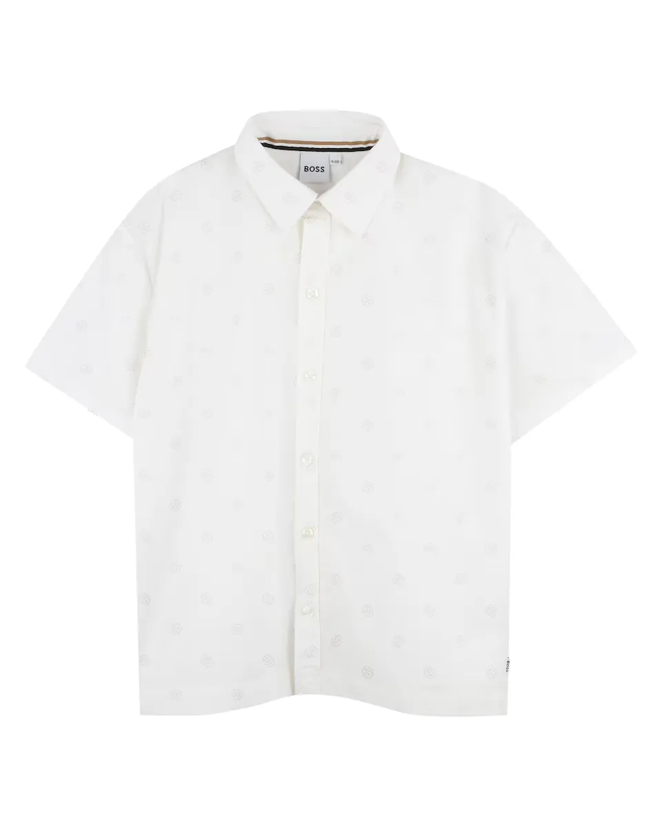 Рубашка для мальчика с принтом из 100% хлопка BOSS Kidswear, белый
Рубашка для мальчика с принтом из 100% хлопка BOSS Kidswear, белый