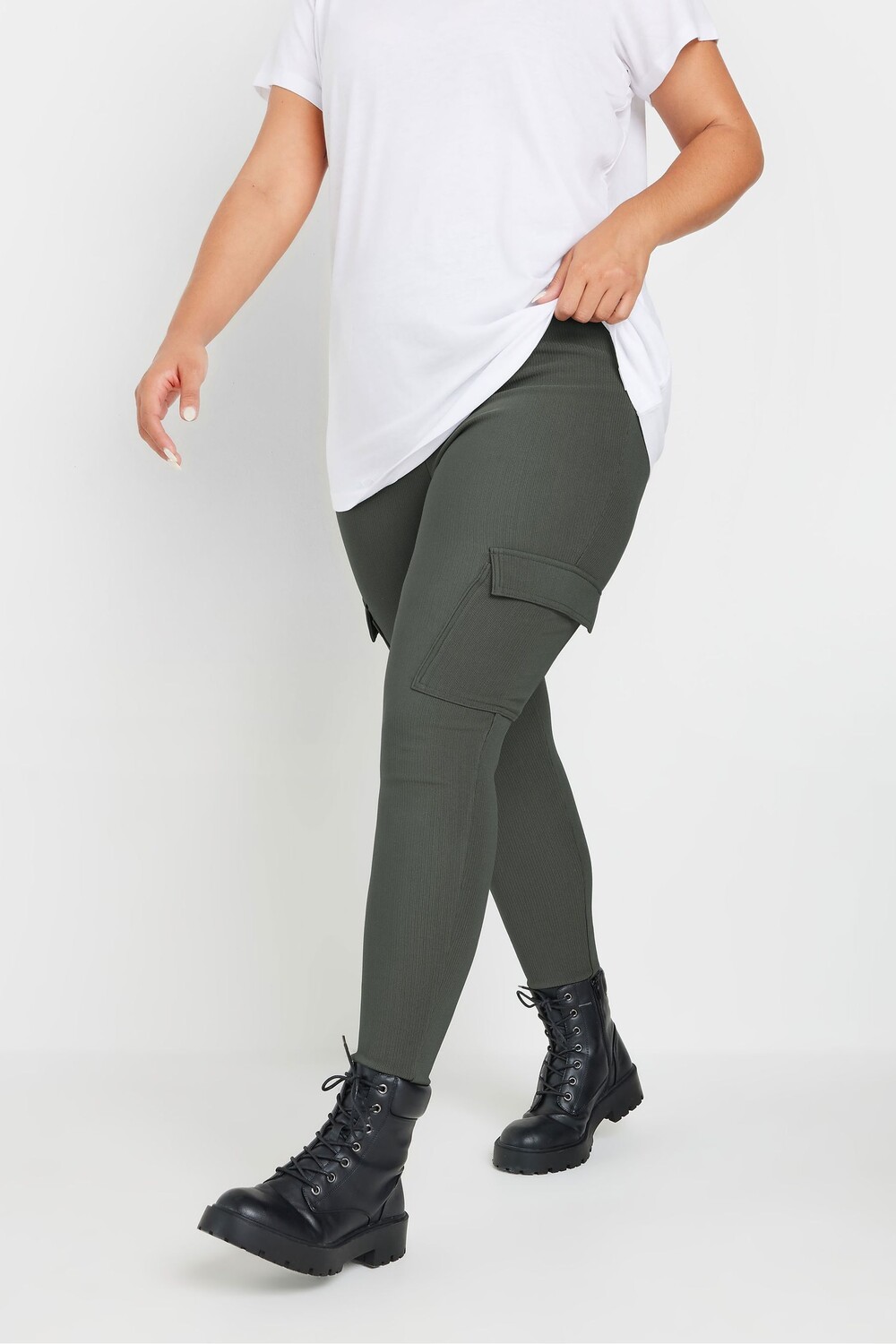 Леггинсы Cargo в рубчик Yours Curve, серый
Леггинсы Cargo в рубчик Yours Curve, серый