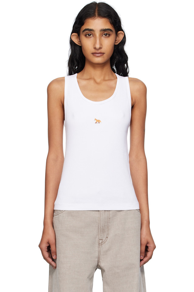 Детский ребристый топ Baby fox Maison Kitsuné, белый
Детский ребристый топ Baby fox Maison Kitsuné, белый