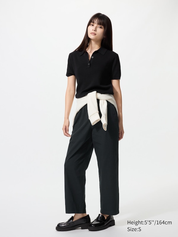Хлопковые брюки свободного кроя до щиколотки Uniqlo, 09 black
Хлопковые брюки свободного кроя до щиколотки Uniqlo, 09 black