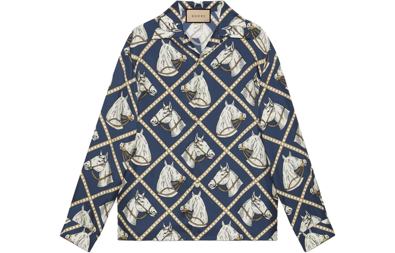 Рубашка мужская синяя Gucci, синий
Рубашка мужская синяя Gucci, синий