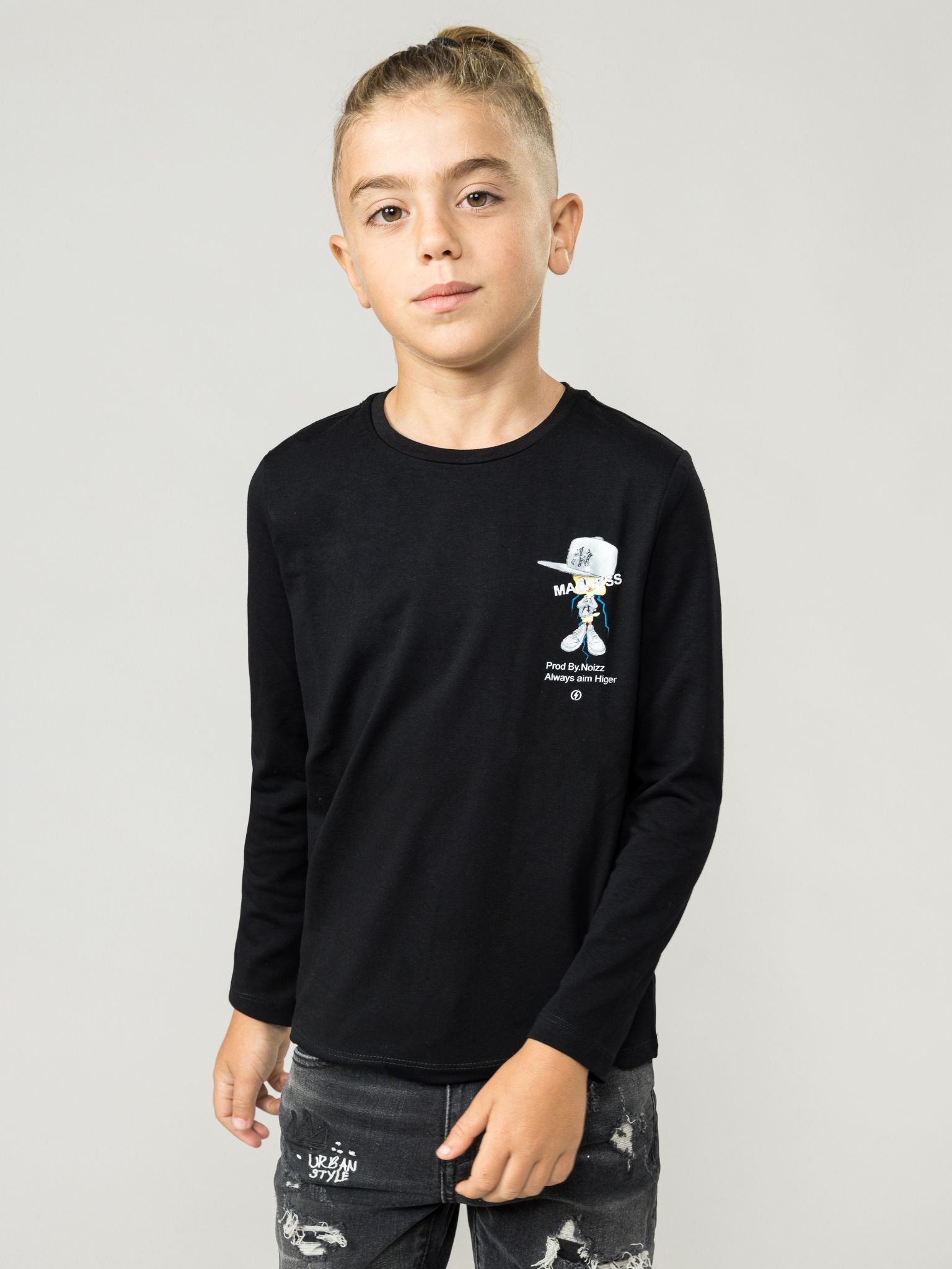 ФУТБОЛКА С ДЛИННЫМ РУКАВОМ MADNESS Noizz, черный
ФУТБОЛКА С ДЛИННЫМ РУКАВОМ MADNESS Noizz, черный