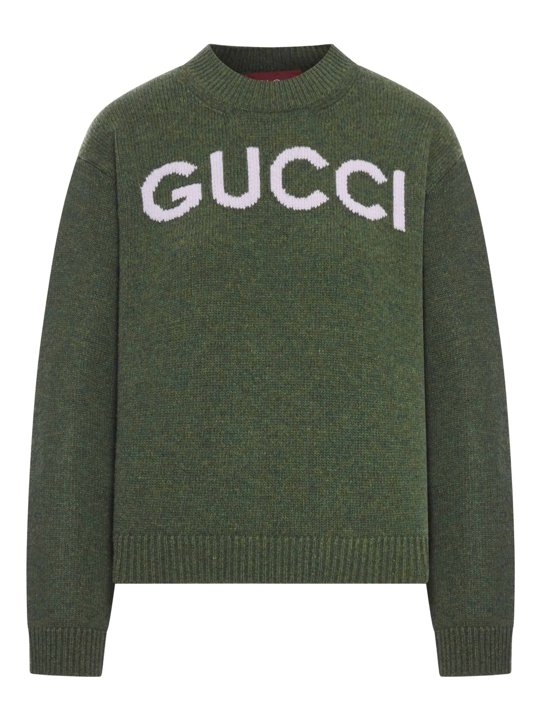 Шерстяной свитер с логотипом Gucci, зеленый
Шерстяной свитер с логотипом Gucci, зеленый