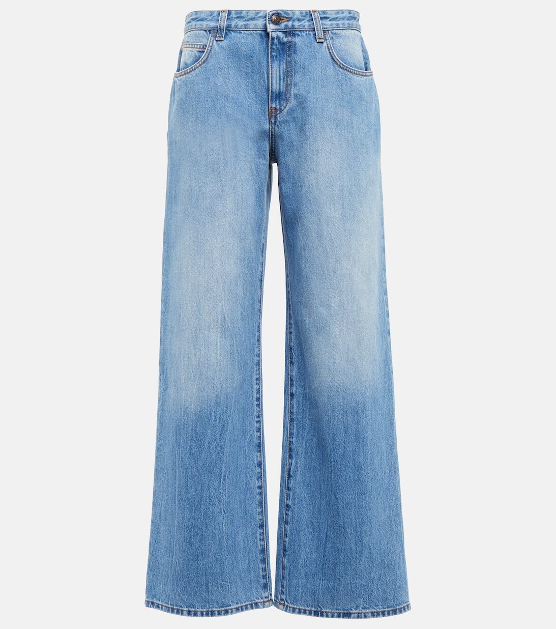 Широкие джинсы Eglitta со средней посадкой THE ROW, синий
Широкие джинсы Eglitta со средней посадкой THE ROW, синий