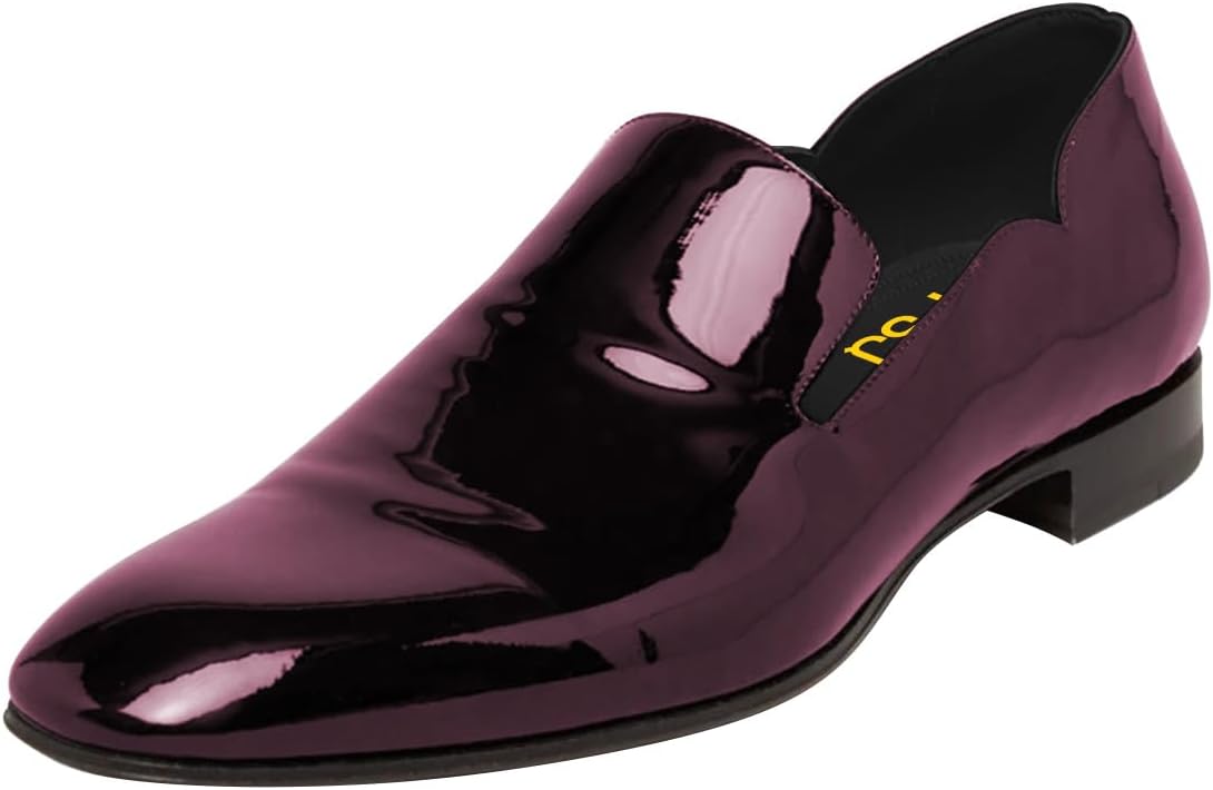 Мужские лоферы FSJ из блестящей лакированной кожи, без шнуровки, с закрытым носком, боковыми V-образными вырезами, удобные, для бизнеса, вечеринки, официальных мероприятий, стильные туфли-слипоны, размеры 4-16 US, фиолетовый
Мужские лоферы FSJ из блестящей лакированной кожи, без шнуровки, с закрытым носком, боковыми V-образными вырезами, удобные, для бизнеса, вечеринки, официальных мероприятий, стильные туфли-слипоны, размеры 4-16 US, фиолетовый