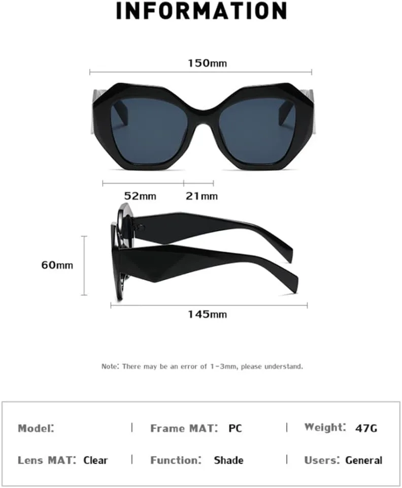 Винтажные солнцезащитные очки большого размера для женщин, в крупной оправе, ретро-очки для путешествий, солнцезащитные очки UV400 LANGSER, Grey Blue Lens
Винтажные солнцезащитные очки большого размера для женщин, в крупной оправе, ретро-очки для путешествий, солнцезащитные очки UV400 LANGSER, Grey Blue Lens