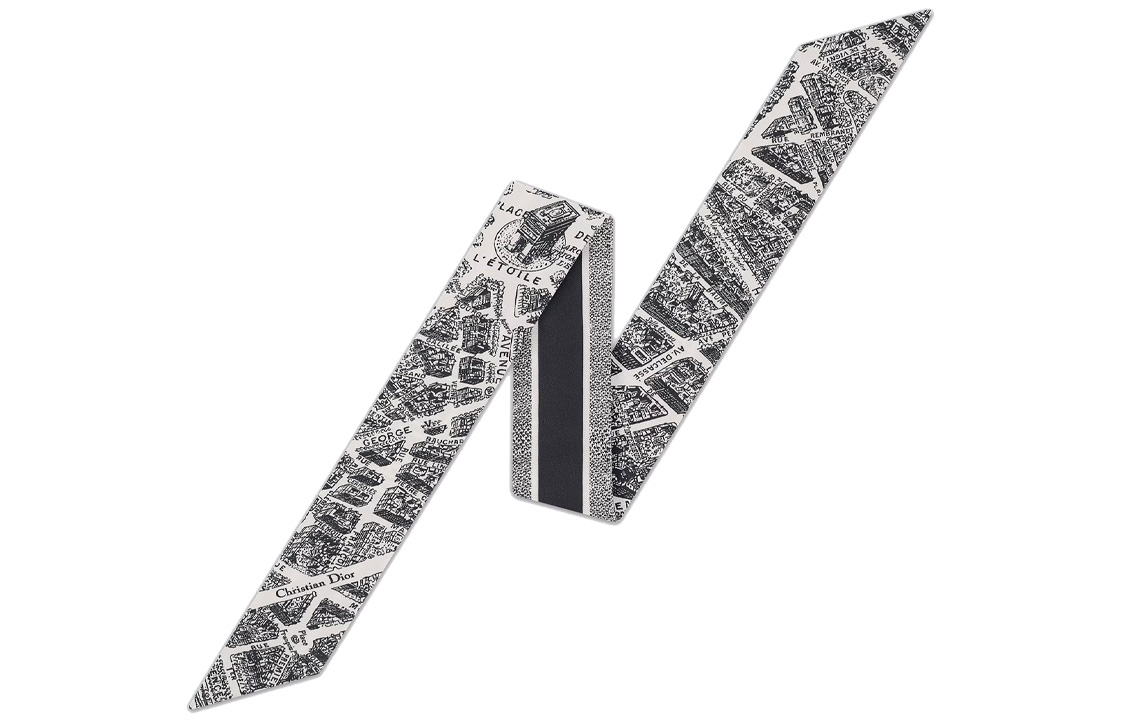 DIOR Шёлковый шарф женский белый, White
DIOR Шёлковый шарф женский белый, White