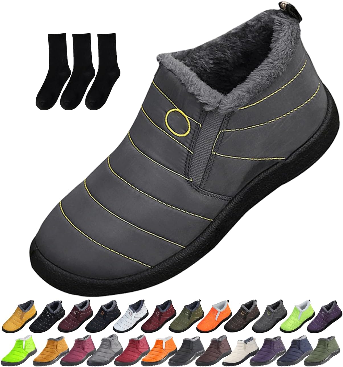 Женские и мужские снежные ботинки, утепленные ботильоны для снега, удобные легкие кроссовки, теплая и комфортная обувь на зиму Generic, серый
Женские и мужские снежные ботинки, утепленные ботильоны для снега, удобные легкие кроссовки, теплая и комфортная обувь на зиму Generic, серый