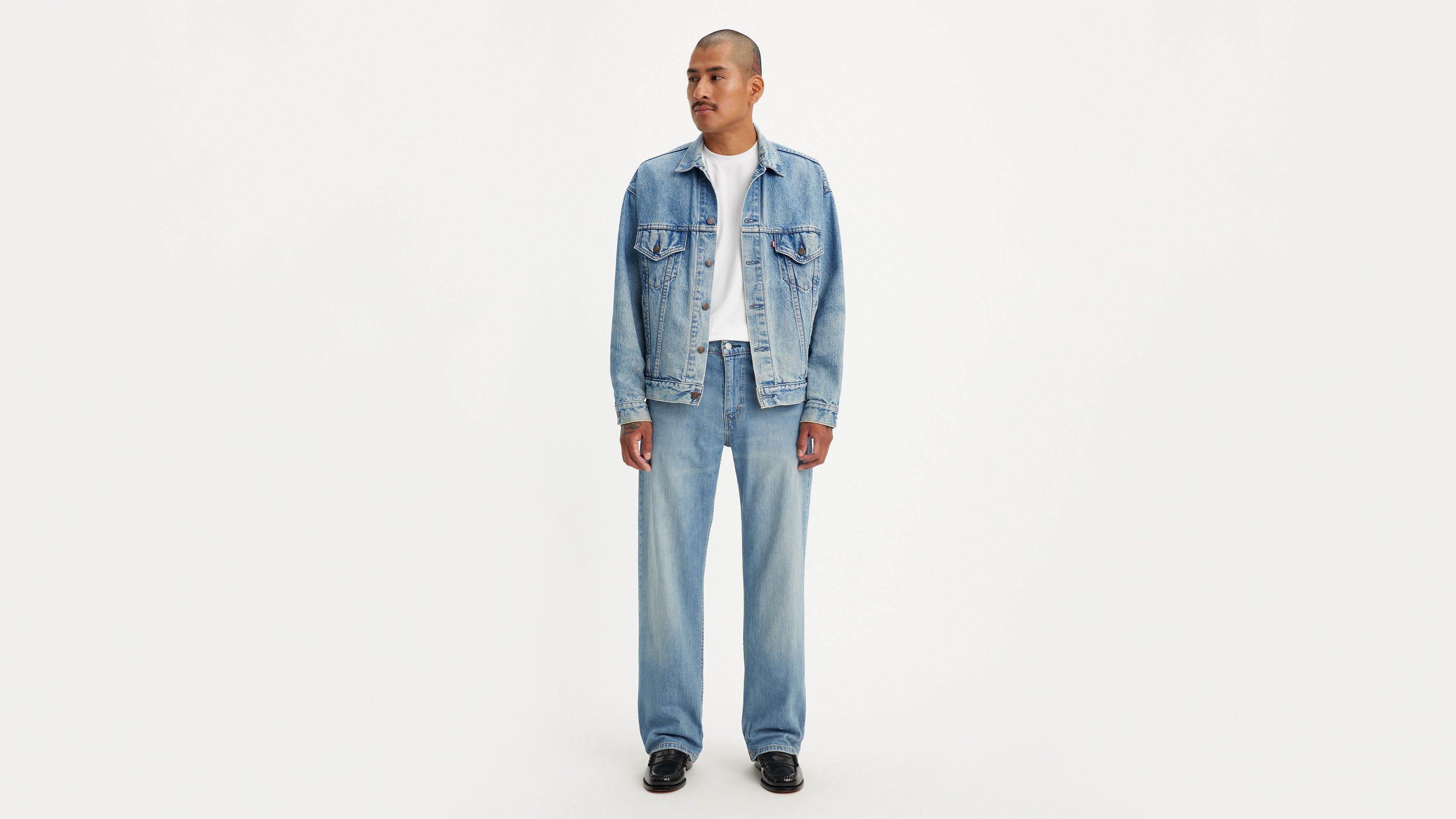 569 Свободные прямые мужские джинсы Levi's, цвет Soak It Up - Light Wash - Stretch
569 Свободные прямые мужские джинсы Levi's, цвет Soak It Up - Light Wash - Stretch