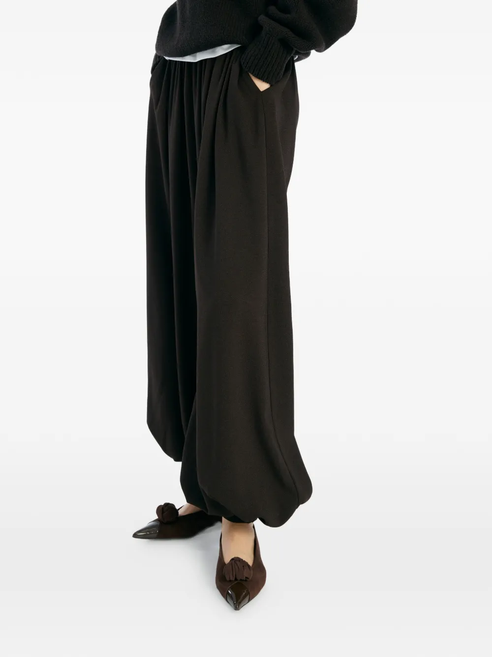 Брюки свободного кроя со складками Rotate Birger Christensen, коричневый
Брюки свободного кроя со складками Rotate Birger Christensen, коричневый