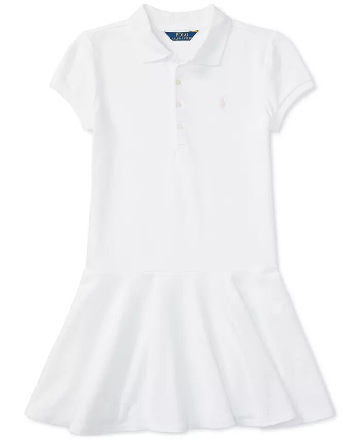 Платье-поло из хлопковой сетки с короткими рукавами для больших девочек Polo Ralph Lauren, белый
Платье-поло из хлопковой сетки с короткими рукавами для больших девочек Polo Ralph Lauren, белый