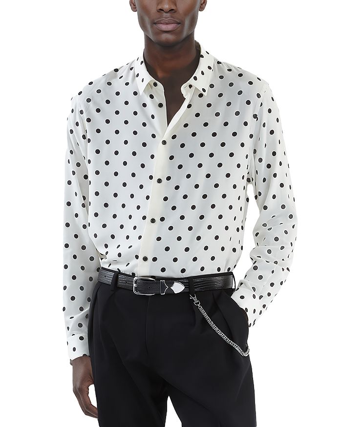 Длинная рубашка с принтом и пуговицами The Kooples, белый
Длинная рубашка с принтом и пуговицами The Kooples, белый