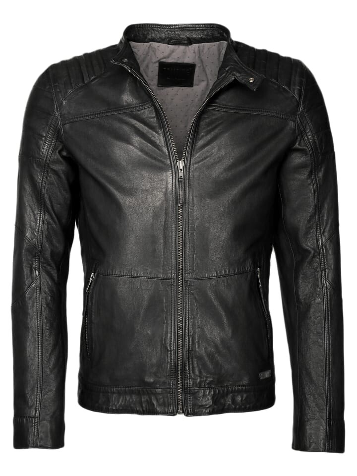 Кожаная куртка Mustang Wellington, черный
Кожаная куртка Mustang Wellington, черный